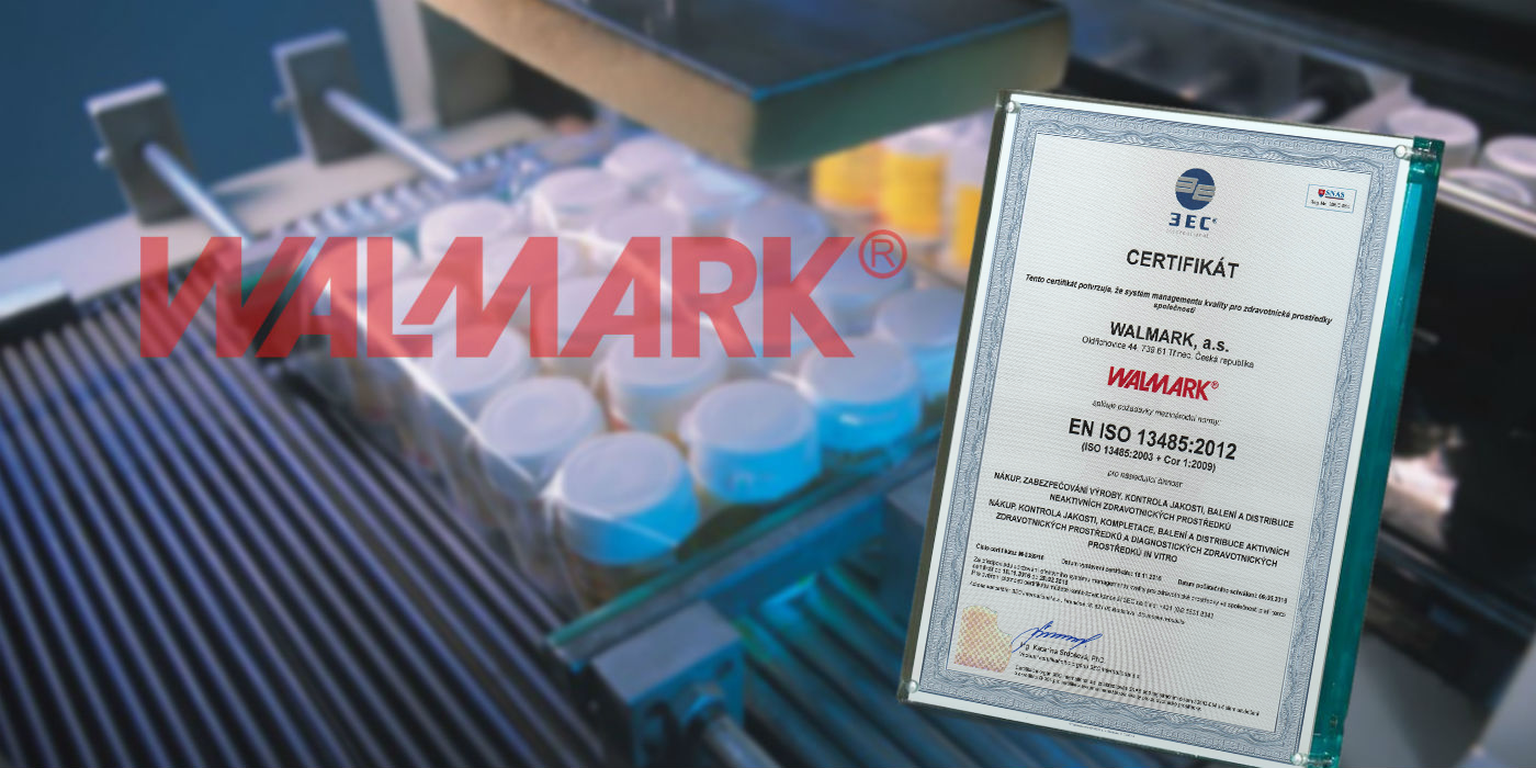 Walmark získal Certifikát EN ISO 13485